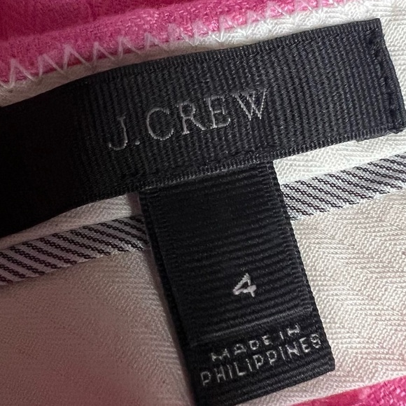 J. Crew Linen Shorts Women’s 4 Small Pink 7.5” Inseam Pockets Preppy Beach - Picture 6 of 7